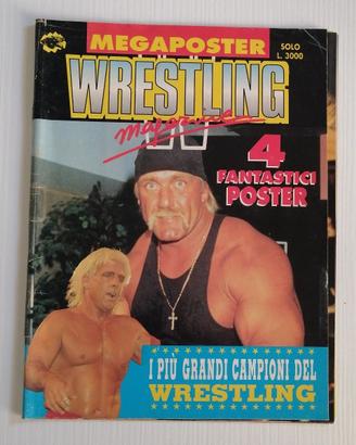 WWE Poster Wrestling Magazine vintage anni 90