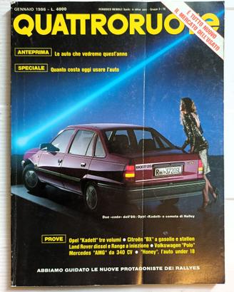 QUATTRORUOTE363 1986+391 1988+418 1990 SIERRA/OPEL
