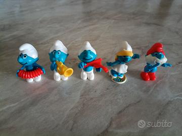 Kinder sorpresa puffi musicisti e contadini 