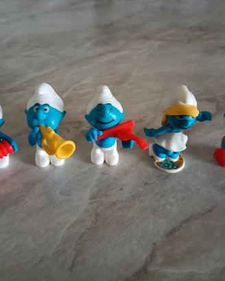 Kinder sorpresa puffi musicisti e contadini 