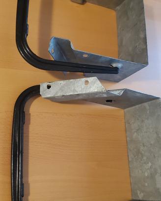 2 supporti Portaceppi-Blocca ruota