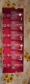 6 Bicchieri Cristal d'Arques