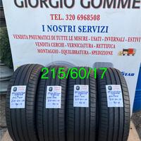 Gomme 215/60/17 nuove e usate in pronta consegna