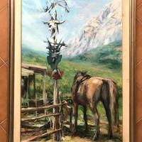 Quadro CLAUDIO LUNGHINI Il totem 80x110