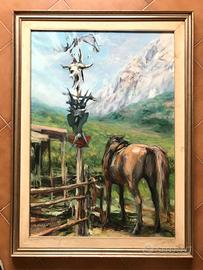 Quadro CLAUDIO LUNGHINI Il totem 80x110