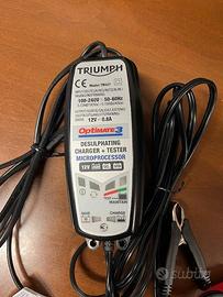 Triumph TM437 Optimate 3 Caricabatteria originale