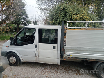 Ford transit doppia cabina,cassone fisso