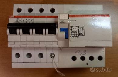 ABB Interr. S254 C32 + Elettrostop Salvavita 0.3A
