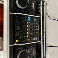 Console dj pioneer cdj 350 e djm 800
