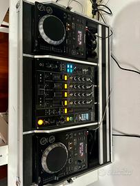 Console dj pioneer cdj 350 e djm 800