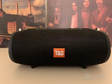 T&G cassa bluetooth portatile e radio