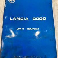 Manuale Dati Tecnici Lancia 2000
