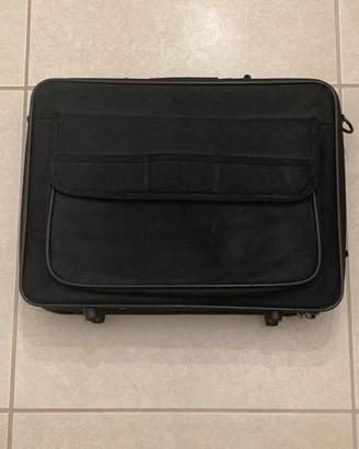 Borsa nera porta computer pc portatile notebook