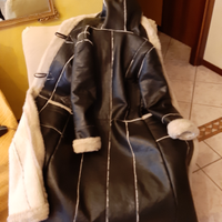 Cappotto ecopelle ecopelliccia