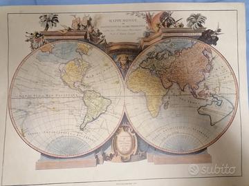 Riproduzione a colori di una carta geografica