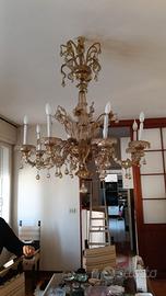 lampadario vetro murano