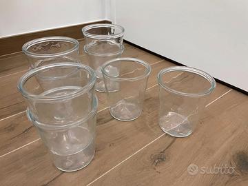 Vasi in vetro 16,5x14 cm