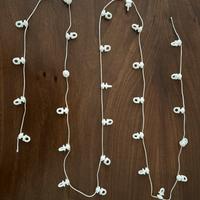 Puleggia ganci per tende a onde - 168cm, passo 6cm