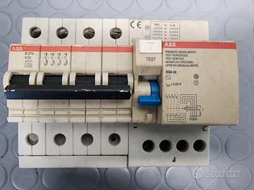differenziale magnetotermico trifase abb