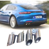 TERMINALI SCARICO PORSCHE PANAMERA 17- LOOK S CROM