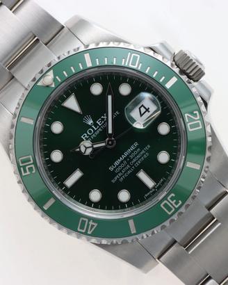 Rolex Submariner 116610LV Hulk Anno 2017