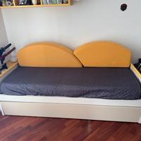 Letto divano singolo con secondo estraibile