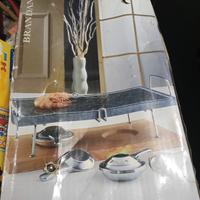 pietra ollare con base in legno 