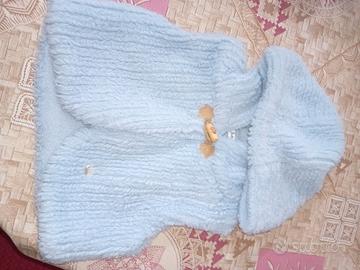 pellicciotto smanicato bimba