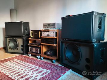 Coppia Sub woofers professionali ESB DCM 10.000