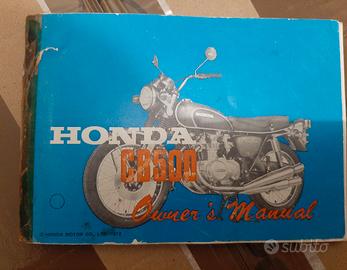 Libretto uso e manutenzione Honda CB500