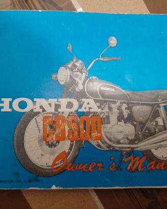 Libretto uso e manutenzione Honda CB500