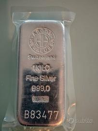 Lingotto argento 1 kg