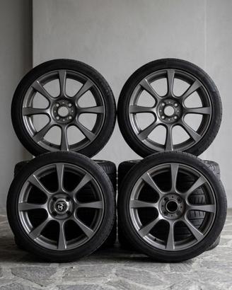 4x CERCHI IN LEGA ORIGINALI 595 500 ABARTH / FIAT