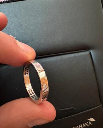 Anello uomo oro 18 carati e diamanti baraka