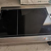 Piastra elettrica professionale vetroceramica.