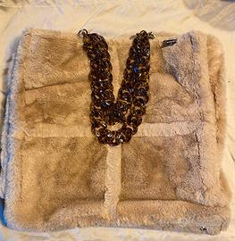 Borsa La Milanesa in ecopelliccia come nuova