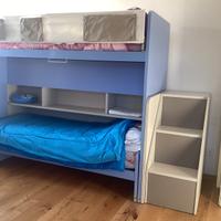 Letto a castello scorrevole