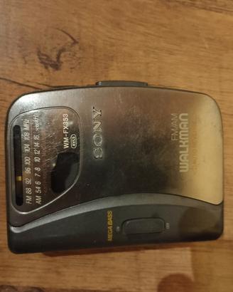 Sony Walkman WM-FX353 Vintage Anni '90 con Radio 