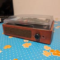 Giradischi con bluetooth a 3 velocità 