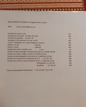 attrezzatura da lavoro 