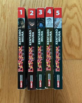 Berserk volumi 1-5