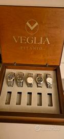 Box legno e orologi vintage Citizen e festina