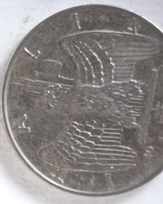 moneta da 1 lira del 1940