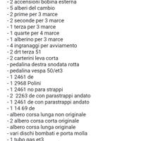 lotto ricambi vespa et3 special faro tondo 