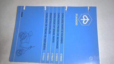 CATALOGO PARTI DI RICAMBIO FREE PIAGGIO 578920