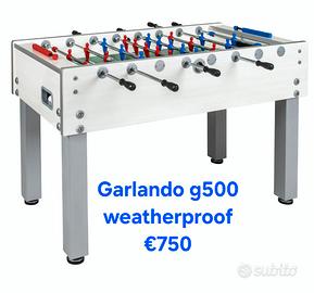 Calciobalilla Garlando G 500 Weatherproof Nuovo