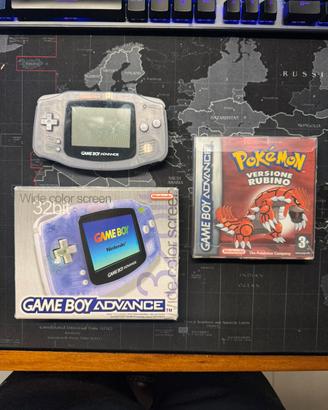 Nintendo game boy advance+pokemon rubino ORIGINALI
