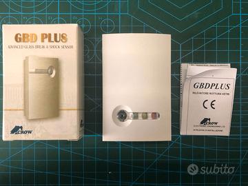 Sensore rottura vetri/shock/urti CROW GBD PLUS 12V