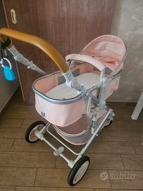 carrozzina e fasciatoio con bagnetto Cam