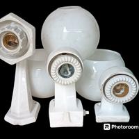 Lotto 50 pz RARI Illuminazione Vintage Porcellana